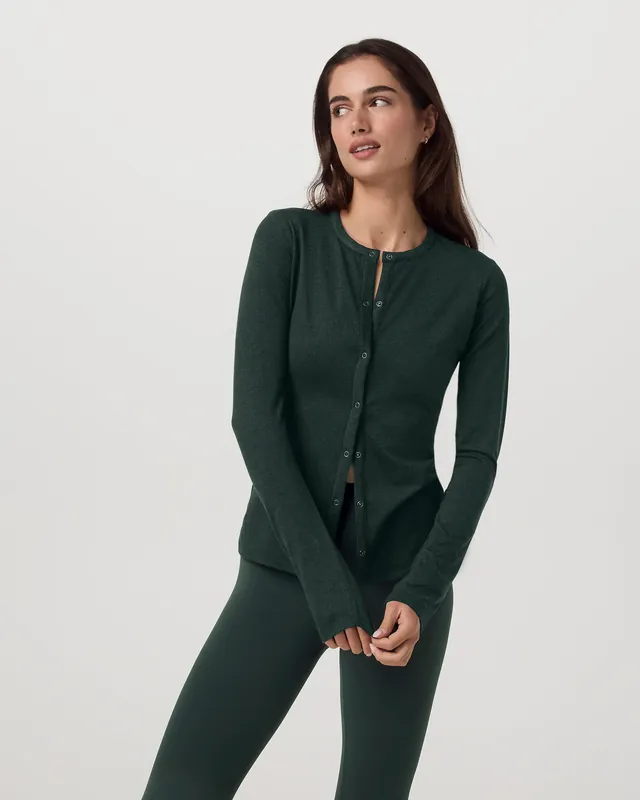 Long Sleeve Halo Snap Cardigan