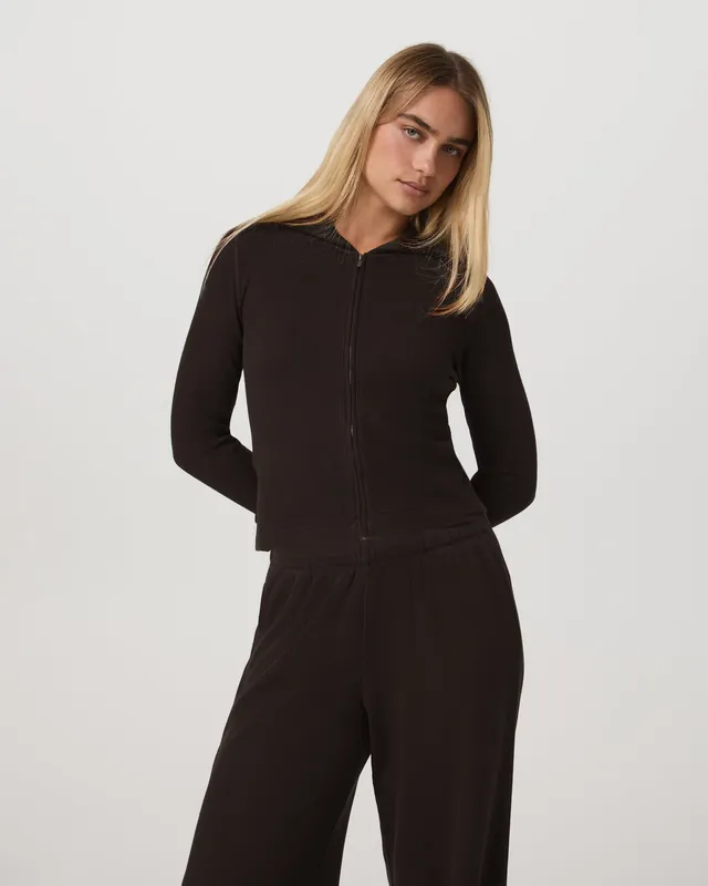 SK0001244-US20260706-143055-0 Waffle Full Zip Hoodie - Image 1