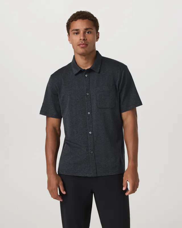 Short Sleeve Ponto Button Down Shirt