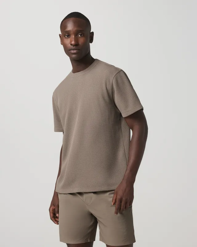 SK0001552-US20260706-143055-0 Short Sleeve Lightweight Tech Waffle Tee - Relaxed Fit - Image 1
